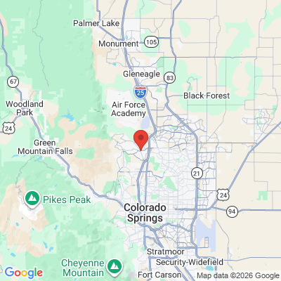 Map to  office in Colorado Springs, CO