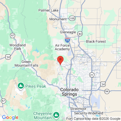 Map to  office in Colorado Springs, CO