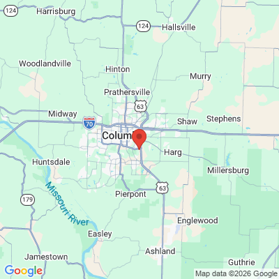 Map to  office in Columbia, MO