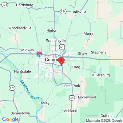 Map to  office in Columbia, MO