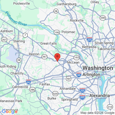 Map to  office in Vienna, VA