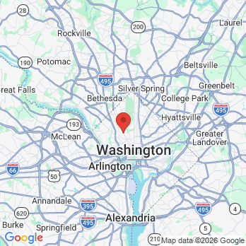 Map to Capitol Dental office in Washington Dc, DC