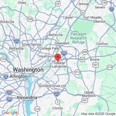 Map to  office in Landover, MD