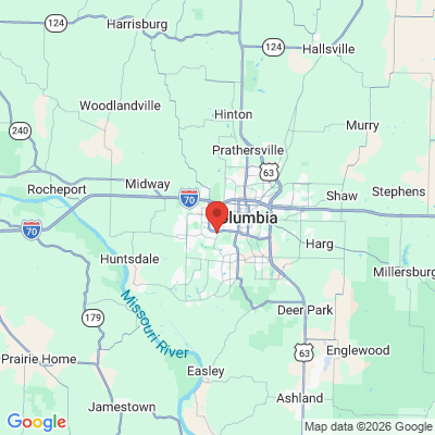 Map to  office in Columbia, MO