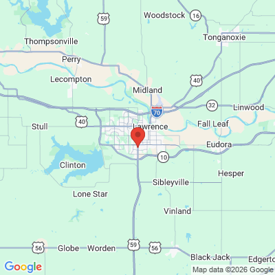 Map to  office in Lawrence, KS