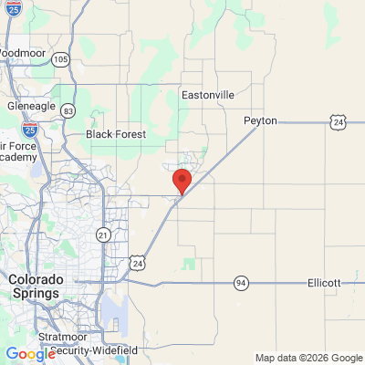 Map to  office in Falcon, CO