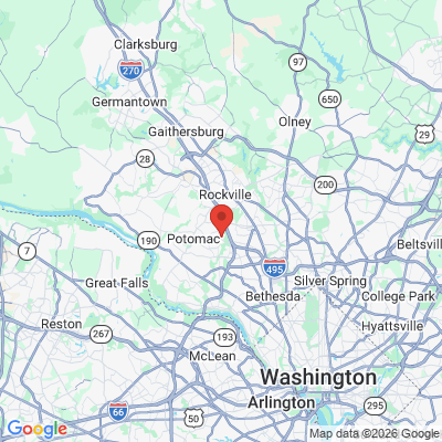 Map to  office in Potomac, MD