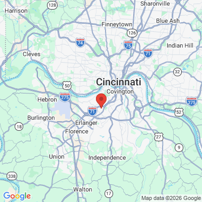Map to  office in Ft Mitchell, KY
