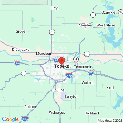 Map to  office in Topeka, KS