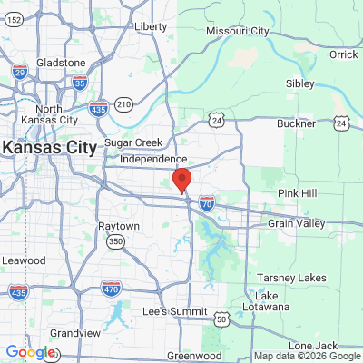 Map to  office in Independence, MO