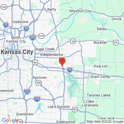 Map to  office in Independence, MO