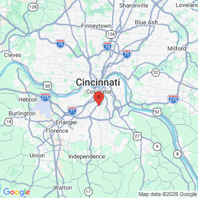 Map to  office in Latonia, KY