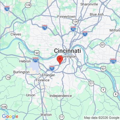 Map to  office in Fort Wright, KY