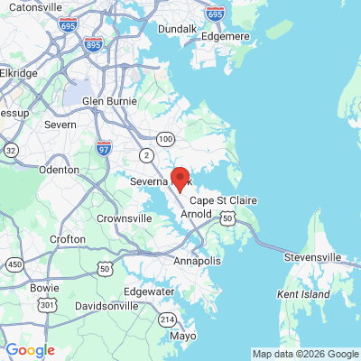 Map to  office in Arnold, MD