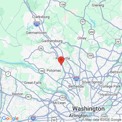 Map to  office in Potomac, MD