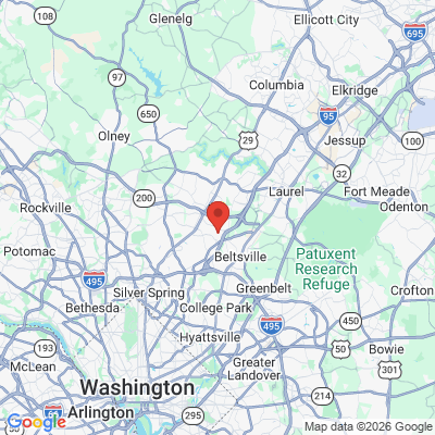Map to  office in Calverton, MD