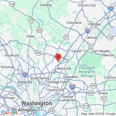 Map to  office in Calverton, MD