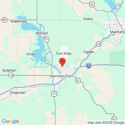 Map to  office in Fort Riley, KS