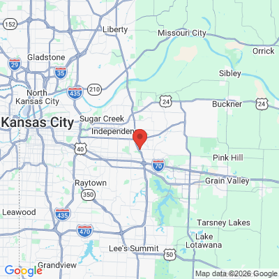 Map to  office in Independence, MO