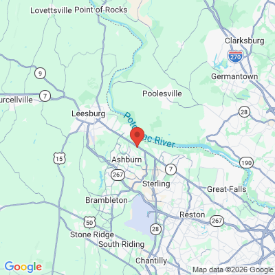 Map to  office in Ashburn, VA