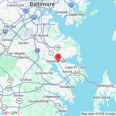 Map to  office in Severna Park, MD