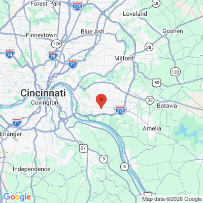 Map to  office in Cincinnati, OH