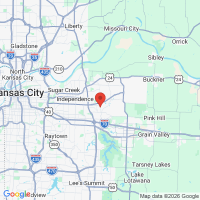 Map to  office in Independence, MO