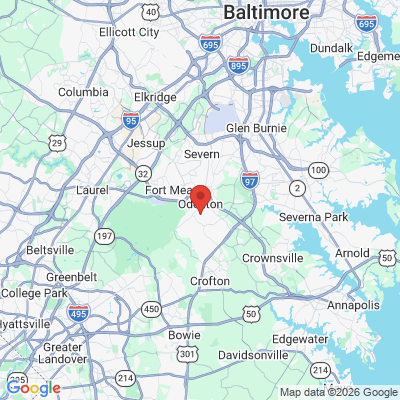 Map to  office in Odenton, MD