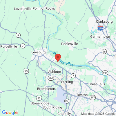 Map to  office in Leesburg, VA