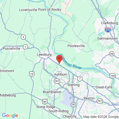 Map to  office in Leesburg, VA