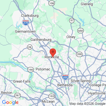 Map to Supreme Dental office in Rockville, MD