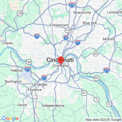 Map to  office in Covington, KY