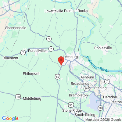 Map to  office in Leesburg, VA