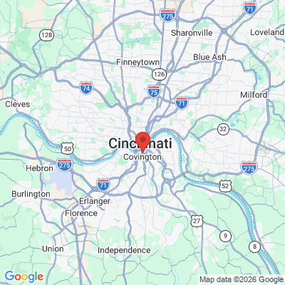 Map to  office in Covington, KY
