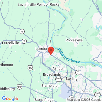 Map to Advanced Dental Care of Leesburg office in Leesburg, VA
