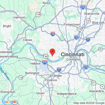 Map to  office in Cincinnati, OH