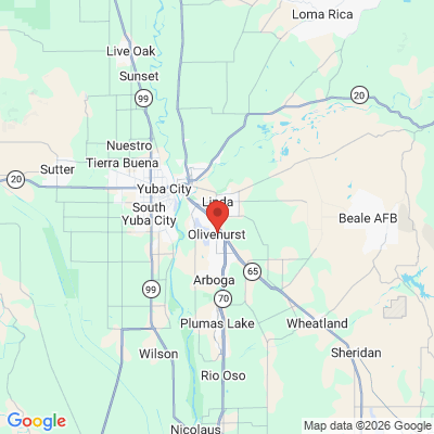 Map to  office in Olivehurst, CA