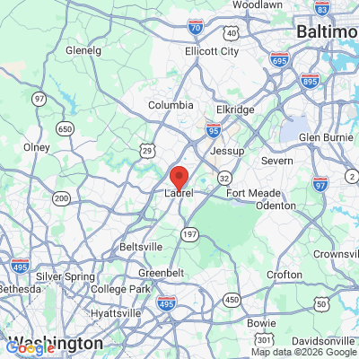 Map to  office in Laurel, MD
