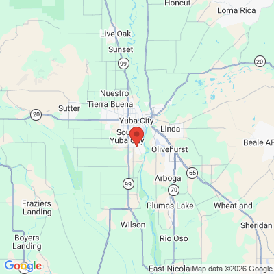 Map to  office in Yuba City, CA