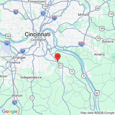 Map to  office in Cold Spring, KY