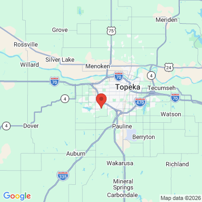 Map to  office in Topeka, KS