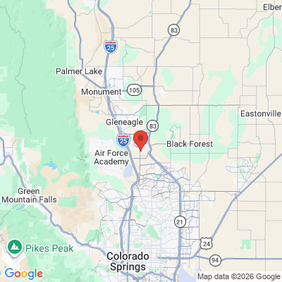 Map to  office in Colorado Springs, CO