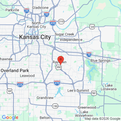 Map to  office in Raytown, MO