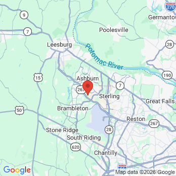 Map to First Impression Dental office in Ashburn, VA