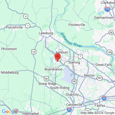 Map to  office in Broadlands, VA