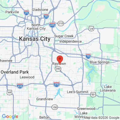 Map to  office in Raytown, MO