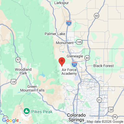 Map to  office in United States Air Force Acad, CO