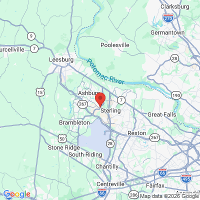 Map to  office in Ashburn, VA