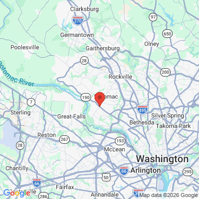 Map to  office in Potomac, MD