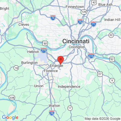 Map to  office in Edgewood, KY
